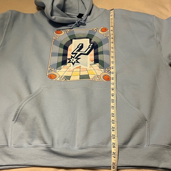 NWOT GILDAN SAN ANTONIO SPURS Hooded Sweatshirt - Picture 10 of 11